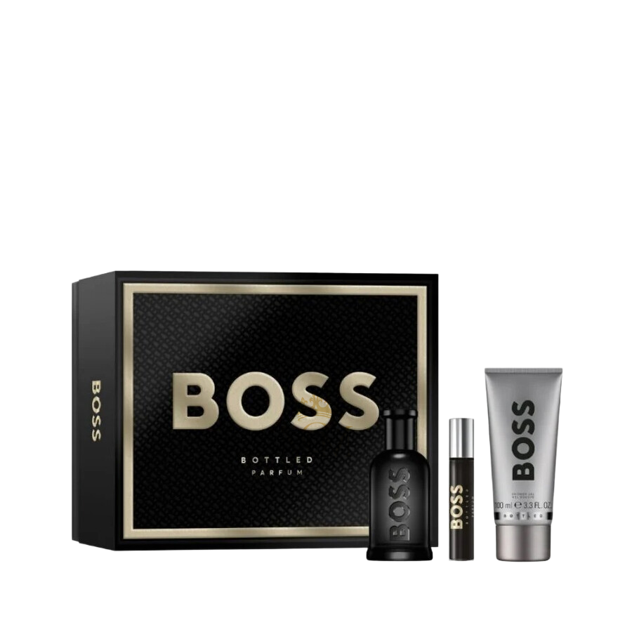 BOSS BOTTLED SET PARFUM 100ML + PARFUM 10ML + SG 4 BOSS BOTTLED SET PARFUM 100ML + PARFUM 10ML + SG - Image 4