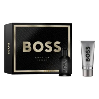 BOSS BOTTLED SET PARFUM 100ML + PARFUM 10ML + SG