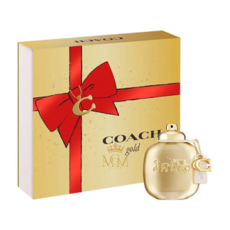 COACH GOLD SET PARFUM 90ML + PARFUM 7.5ML + BL